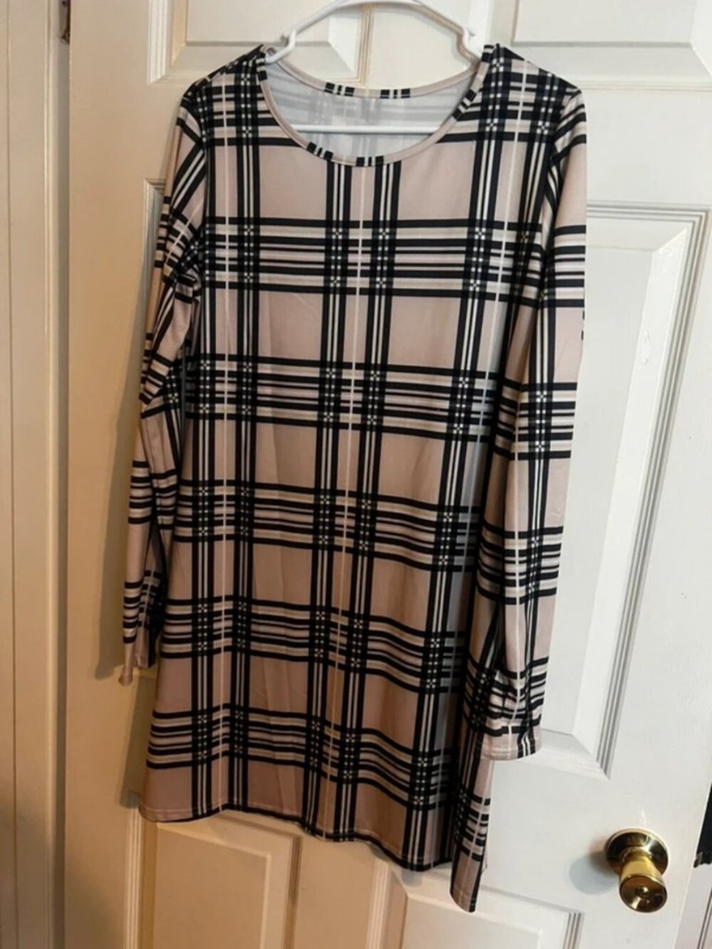 No Brand dress size L plaid